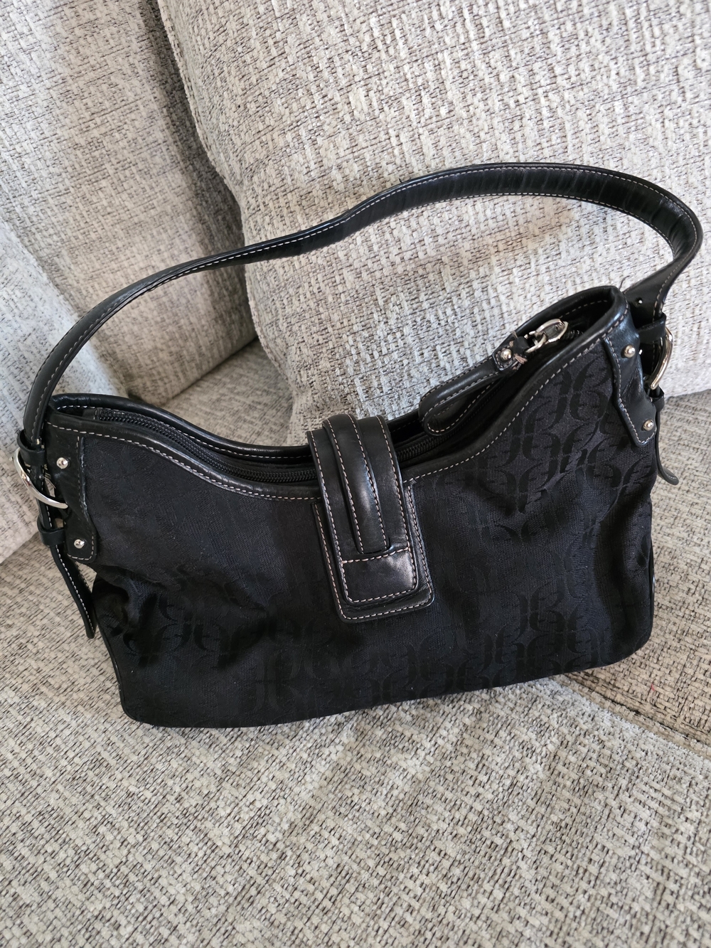 Signature Black Shoulder Bag